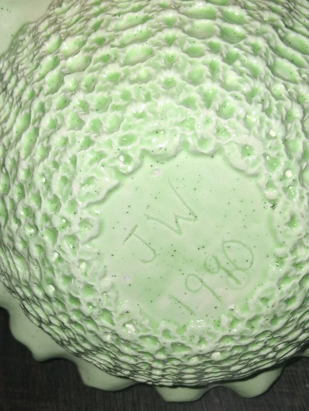 vintage McNee's Mold ceramic bowl with a Bow lid